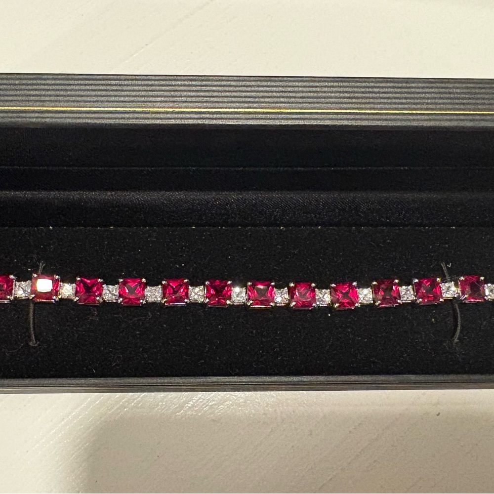 Sterling Silver and CZ Bracelet, Sparkles!